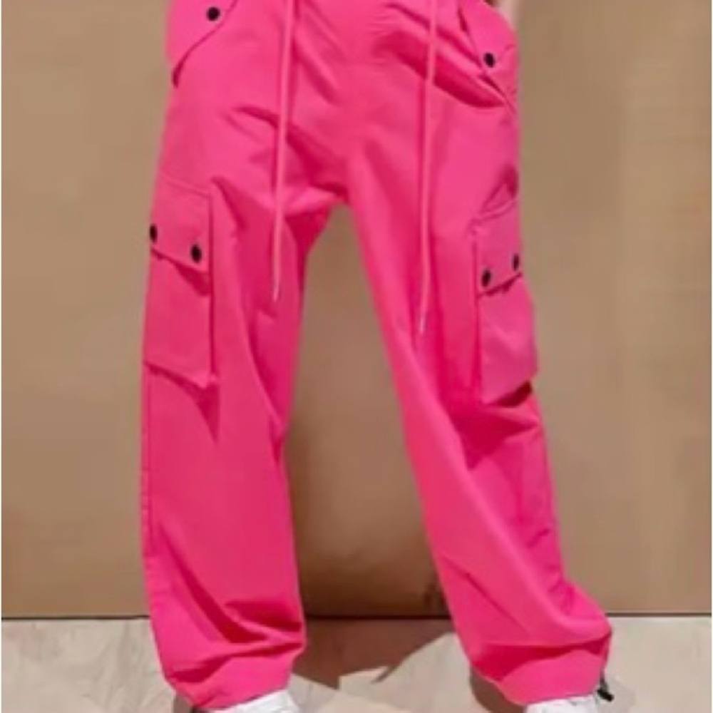 Girl Pink Cargo Pants